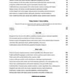 Menu La Closerie Casablanca August 2023 411414-686800